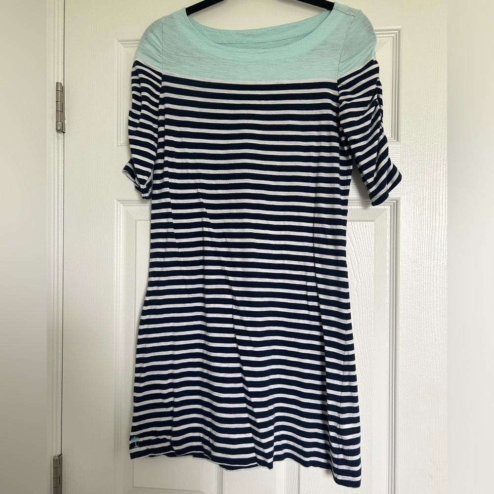 Lilly Pulitzer Dress- Navy, White and Teal